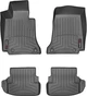 Килимки Weathertech Black для Mercedes-Benz C-Class (C205) 2016-2023 (купе)(АКПП) (WT 446761-446763) - изображение 1