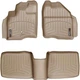 Килимки Weathertech Beige для Ford Freestyle (mkI) 2005-2007 / Taurus X (mkI) 2008-2009 / Five Hundred (mkI) 2004-2007; Mercury Sable (mkV) / Montego (mkIII) 2005-2007 (WT 450311-450312) - изображение 1