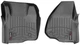 Килимки Weathertech Black для Ford Super Duty (mkIII) 2011-2012 (SuperCab/SuperCrew)(АКПП)(без важеля 4x4)(без пластику під ліву ногу)(роздільний)(1 ряд) (WT 443051) - изображение 1