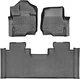 Килимки Weathertech Black для Ford F-150 (mkXIII-mkXIV) 2014→ (SuperCab)(1 ряд - роздільний)(1 ряд - 3 місця) (WT 446971-446975) - изображение 1