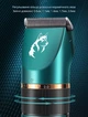 Акумуляторна машинка-тример 1800 mAh для стрижки домашніх тварин: собак, котів Pet Grooming Hair Clipper Kit / Чотири змінні насадки - 3мм, 6мм, 9мм, 12мм / Щіточка / Набір-комплект для грумінгу - зображення 4