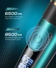 Акумуляторна машинка-тример 1800 mAh для стрижки домашніх тварин: собак, котів Pet Grooming Hair Clipper Kit / Чотири змінні насадки - 3мм, 6мм, 9мм, 12мм / Щіточка / Набір-комплект для грумінгу - зображення 5