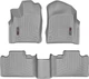 Килимки Weathertech Grey для Jeep Grand Cherokee (WK2); Dodge Durango (mkIII)(1-2 row)(2 row bench) 03.2015→ (WT 469301-463242) - зображення 1