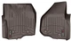 Килимки Weathertech Choco для Ford Super Duty (mkIII) 2012-2016 (SuperCab/SuperCrew)(АКПП)(без важеля 4x4)(з пластиком під ліву ногу)(роздільний)(1 ряд) (WT 474331) - изображение 1
