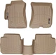 Килимки Weathertech Beige для Subaru Legacy (mkIV) 2003-2009 / Outback (mkIII) 2003-2009 (без сабвуфера під водієм) (WT 450831-450832) - изображение 1