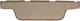 Килимки Weathertech Beige для Ford Freestyle (mkI) 2005-2007 / Taurus X (mkI) 2008-2009 (3 ряд) (WT 450313) - изображение 1
