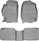Килимки Weathertech Grey для Mazda 6 (mkII) 2007-2012 (седан/хетчбек)(4 кріпильні гачки) (WT 462141-462142) - изображение 1