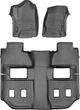 Килимки Weathertech Black для Chevrolet Suburban (mkXI); GMC Yukon XL (mkXI) 2015-2020 (1 ряд - 2 місця)(2 ряд - 2 місця)(1-2-3 ряд) (WT 446071-446073) - изображение 1
