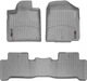 Килимки Weathertech Grey для Acura MDX (mkII) 2007-2013 (1-2 ряд) (WT 461141-461142) - изображение 1