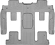 Килимки Weathertech Grey для GMC Acadia (mkI) 2006-2017; Buick Enclave (mkI) 2008-2017; Saturn Outlook (mkI) 2006-2010 (2 ряд - 2 місця)(2-3 ряд) (WT 461114) - изображение 1