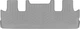 Килимки Weathertech Grey для Lincoln Navigator L (mkIV) 2017-2024 (2 ряд - 2 місця с консолью)(3 ряд) (WT 4612959) - изображение 1