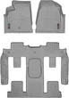 Килимки Weathertech Grey для GMC Acadia (mkI) 2006-2008; Buick Enclave (mkI) 2007-2008 (2 ряд - 2 місця)(1 кругле кріплення)(1-2-3 ряд) (WT 467021-461114) - изображение 1