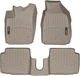 Килимки Weathertech Beige для Fiat 500 (mkI) 2007-2024 (МКПП) (WT 453691-453522) - изображение 1
