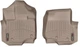Килимки Weathertech Beige для Ford F-150 (mkXIII-mkXIV) 2014→ (SuperCab/SuperCrew/Raptor/Ligtning)(роздільний)(1 ряд) (WT 456971) - изображение 1