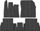 Гумові килимки Gledring для Citroen Berlingo (mkIII); Peugeot Rifter (mkI); Opel Combo (mkV)(E); Toyota ProAce City (mkI) 2018→ (пасажир з регулюваннями)(круглі кліпси)(1-2 ряд) (GR 0722) - изображение 1