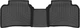 Килимки Weathertech Black для Cadillac XT4 (mkI) 2018→ (2 ряд) (WT 4415012) - изображение 1