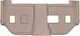 Килимки Weathertech Beige для Cadillac Escalade ESV (mkIV); Chevrolet Suburban (mkXI); GMC Yukon XL (mkXI) 2014-2019 (3 ряд) (WT 456079) - изображение 1