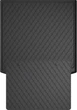 Гумові килимки у багажник Gledring для Seat Leon (mkIII) 2012-2020 (універсал)(з дворівневою підлогою)(верхній рівень)(багажник із захистом) (GR 1803-1999) - изображение 1