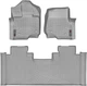 Килимки Weathertech Grey для Ford F-150 (mkXIII-mkXIV) 2014→ (SuperCab)(1 ряд - роздільний)(1 ряд - 3 місця) (WT 466971-466975) - изображение 1