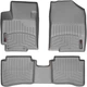 Килимки Weathertech Grey для Hyundai Accent (mkIV) 2010-2018 (без підстаканників на 2 ряди) (WT 463401-463402) - изображение 1