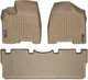 Килимки Weathertech Beige для Toyota Sienna (mkII) 2003-2010 (1 ряд - роздільний)(1-2 ряд) (WT 453151-450872) - изображение 1