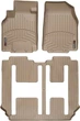 Килимки Weathertech Beige для Mazda CX-9 (mkI) 2006-2015 (1-2-3 ряд) (WT 451531-451532) - изображение 1