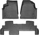 Килимки Weathertech Black для GMC Acadia (mkI) 2006-2008; Buick Enclave (mkI) 2007-2008 (2 ряд - 3 місця)(1 кругле кріплення)(1-2 ряд) (WT 447021-441112) - изображение 1