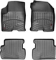Килимки Weathertech Black для Ford Focus (US)(mkII)(1 fixing hook) 2009-2011 (WT 441901-441902) - зображення 1