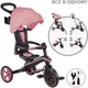 Трехколесный велосипед Globber серии Learning Trike Foldable 4 в 1 Розовый (732-210-2) - изображение 3