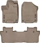 Килимки Weathertech Beige для Honda Pilot (mkIII) 2015-2022 / Passport (mkIII) 2018-2025 (8 місць)(1-2 ряд) (WT 458391-458392) - изображение 1
