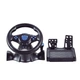 Игровой руль для ПК Usams Vibration Steering wheel руль с педалями и коробкой передач для компьютера PC/PS3/PS2 - изображение 11