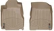 Килимки Weathertech Beige для Honda CR-V (mkIII) 2006-2012 (роздільний)(1 ряд) (WT 453161) - изображение 1