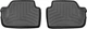 Килимки Weathertech Black для BMW 2-series (F23; F87) 2014-2021 (кабріо)(2 ряд) (WT 448232) - изображение 1