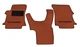 Двошарові килимки Sotra Premium Terracotta для Hyundai H-1 (mkII)(1 ряд) 2007-2023 (ST 90253-CH-Terra) - изображение 1