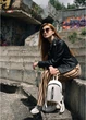 Жіночий прогулянковий рюкзак Sambag Mane MQT білий 24 х 19 х 10 см (18228008e) - зображення 5