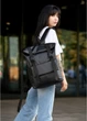 Женский рюкзак Sambag RollTop Milton черный 41 x 30 x 16 см (24251001) - изображение 5