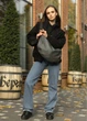 Сумка жіноча Sambag HOBO BAG-GLOVE Графіт 28 х 58 х 4 см (53400009) - зображення 5