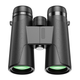 Оптический бинокль Opticus 10x42 roof призмы BAK7, влагозащищенный, прорезиненный Черный - изображение 11