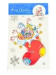 Наклейки для окон силикон "Santa" 23*38см, mix (6527-P3-11) - изображение 1