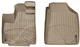 Килимки Weathertech Beige для Acura MDX (mkI) 2001-2004; Honda Pilot (mkI) 2002-2004 (1 ряд) (WT 450411) - изображение 1