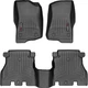 Килимки Weathertech Black для Jeep Wrangler Unlimited (JL) 2017→ (5-дв.)(не гібрид) (WT 4413131-4413132) - изображение 1