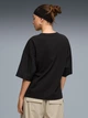 Футболка хлопковая оверсайз женская Puma Her Oversized Tee 69188301 S Black (4069161882647) - изображение 2