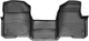 Килимки Weathertech Black для Ford F-150 (mkXII) 2010-2014 (all cabs)(без важеля 4x4)(без консолі)(з повітроводами ззаду)(2 кріплення)(цілісний)(1 ряд) (WT 442951) - изображение 1