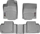 Килимки Weathertech Grey для Mercedes-Benz ML-Class (W166) 2011-2015 / GLE-Class (W166) 2015-2019 / GL-Class (X166) 2012-2015 / GLS-Class (X166) 2015-2019 (1-2 ряд) (WT 464011-464012) - изображение 1
