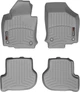 Килимки Weathertech Grey для Volkswagen Golf (mkV) 2003-2010 / (mkVI) 2008-2014 / Jetta (mkV) 2005-2010 / Scirocco (mkIII) 2008-2017; Skoda Octavia (mkII) 2004-2013 (4 круглі кріплення) (WT 462691-460802) - изображение 1