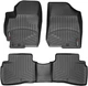 Килимки Weathertech Black для Kia Cerato (sedan & hatch)(mkI) 2009-2013 (WT 442971-442973) - зображення 1