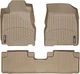 Килимки Weathertech Beige для Honda CR-V (mkIII) 2006-2012 (1 ряд - роздільний) (WT 453161-450982) - изображение 1