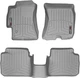 Килимки Weathertech Grey для Subaru Legacy (mkIV) 2003-2009 / Outback (mkIII) 2003-2009 (без сабвуфера під водієм) (WT 460831-460832) - изображение 1