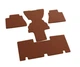 Двошарові килимки Sotra Premium Terracotta для Cadillac Escalade (mkII)(2-3 ряд) 2003-2006 (ST 90346-PR-Terra) - изображение 1
