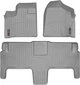 Килимки Weathertech Grey для Chrysler Town & Country (mkV); Dodge Grand Caravan (mkV); Lancia Voyager (mkI) 2007-2011 (2 ряд - два Swivel & Go сидіння)(1-2 ряд) (WT 461411-461412) - изображение 1